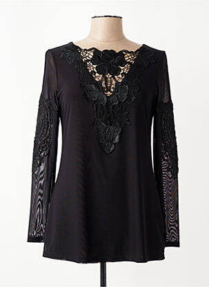 Top manches longues manches longues noir JOSEPH RIBKOFF femme