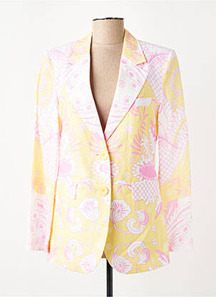 Blazer poches jaune HERZEN'S ANGELEGENHEIT femme