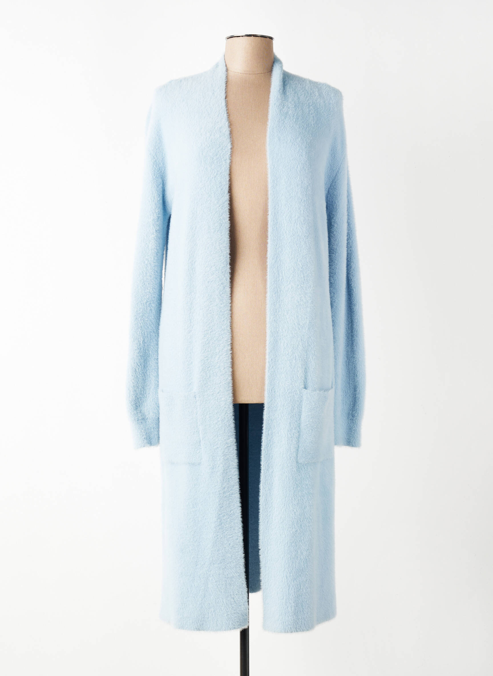 Gilet manches longues stretch bleu RINO & PELLE femme