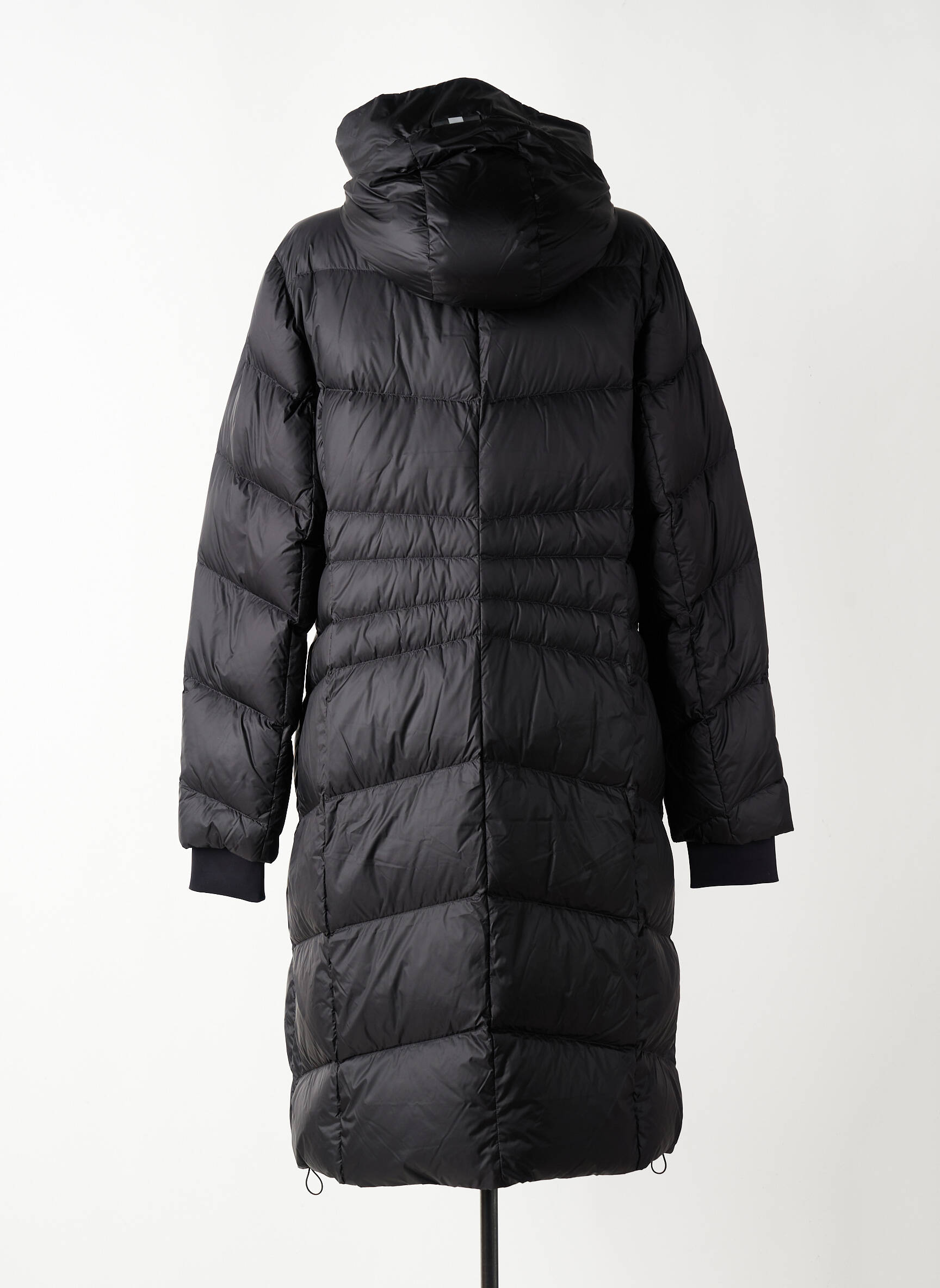 Doudoune manches longues a capuche noir GIL BRET femme