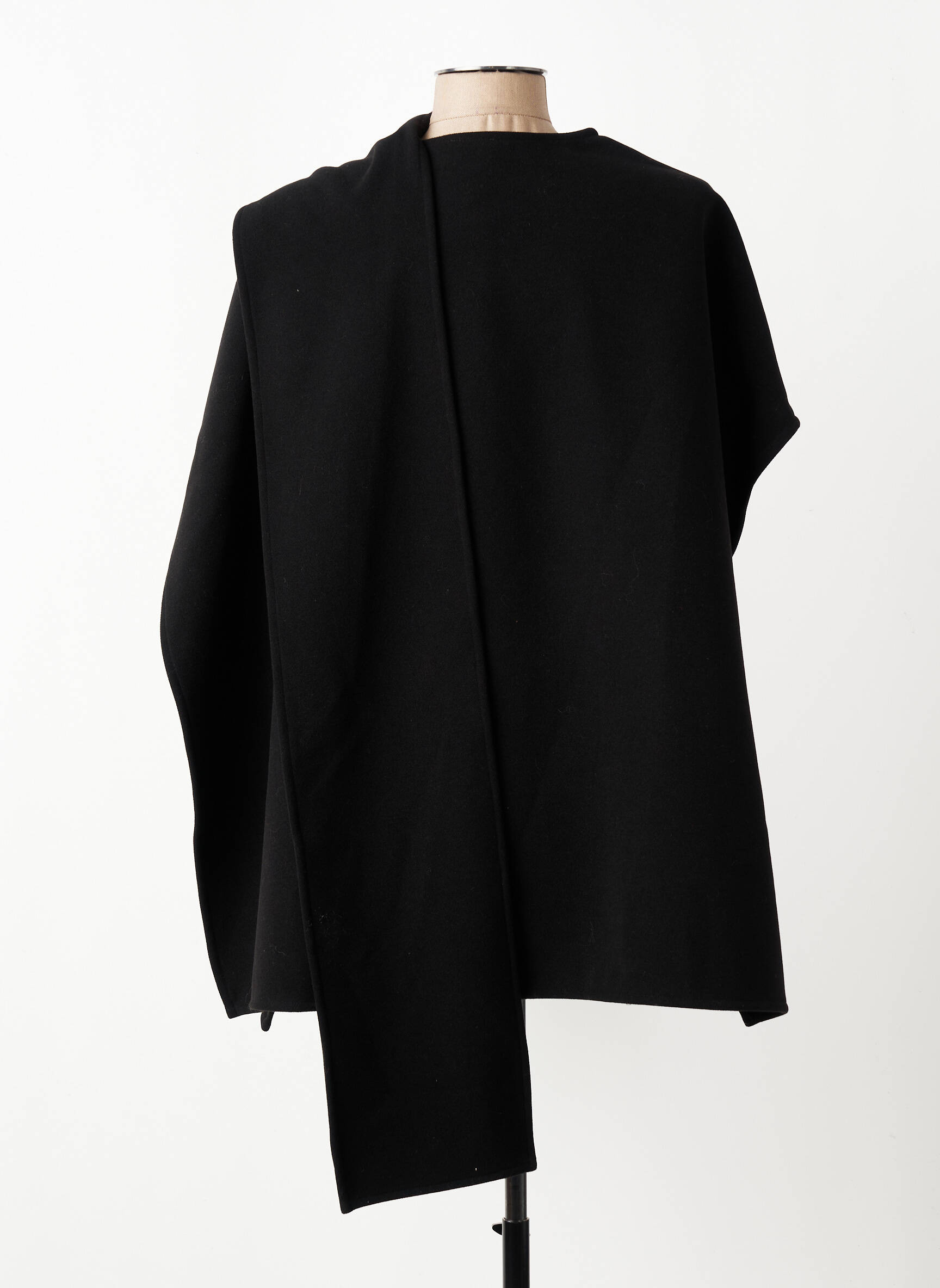 Poncho coupe large noir ACCESS femme