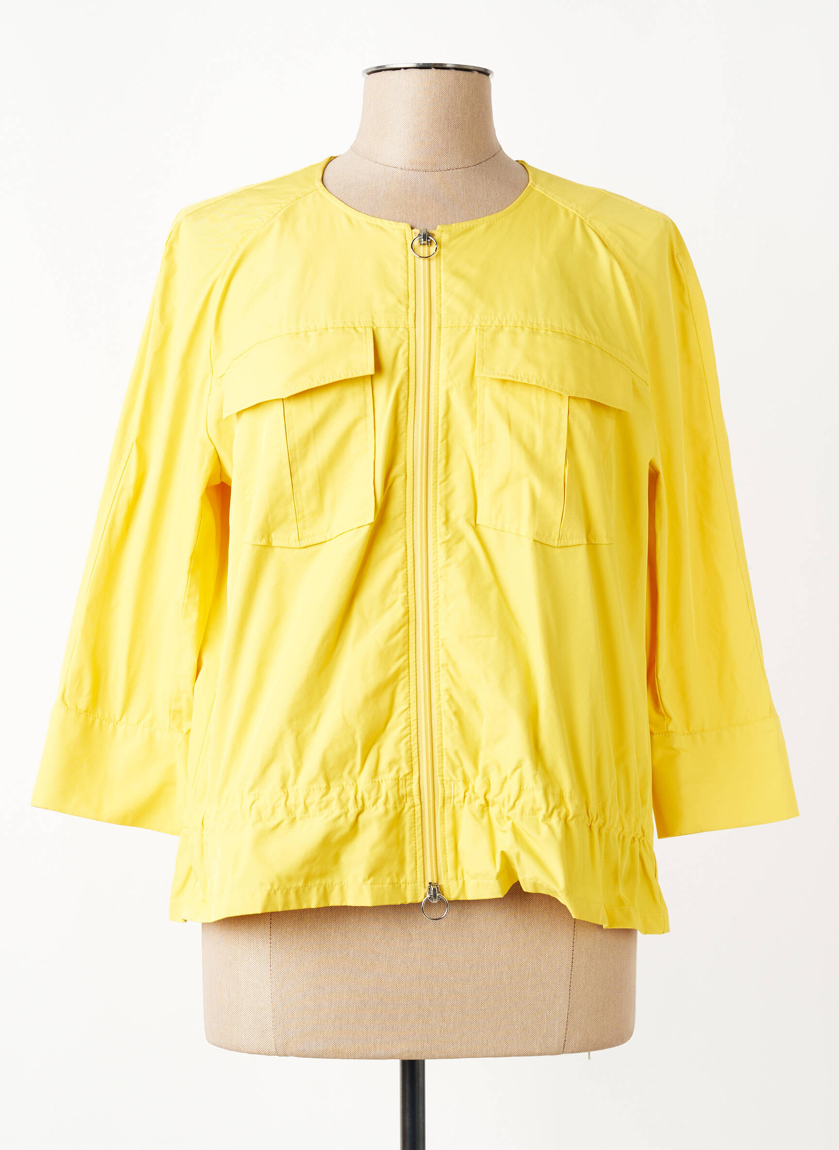 Veste casual col rond jaune BETTY BARCLAY femme