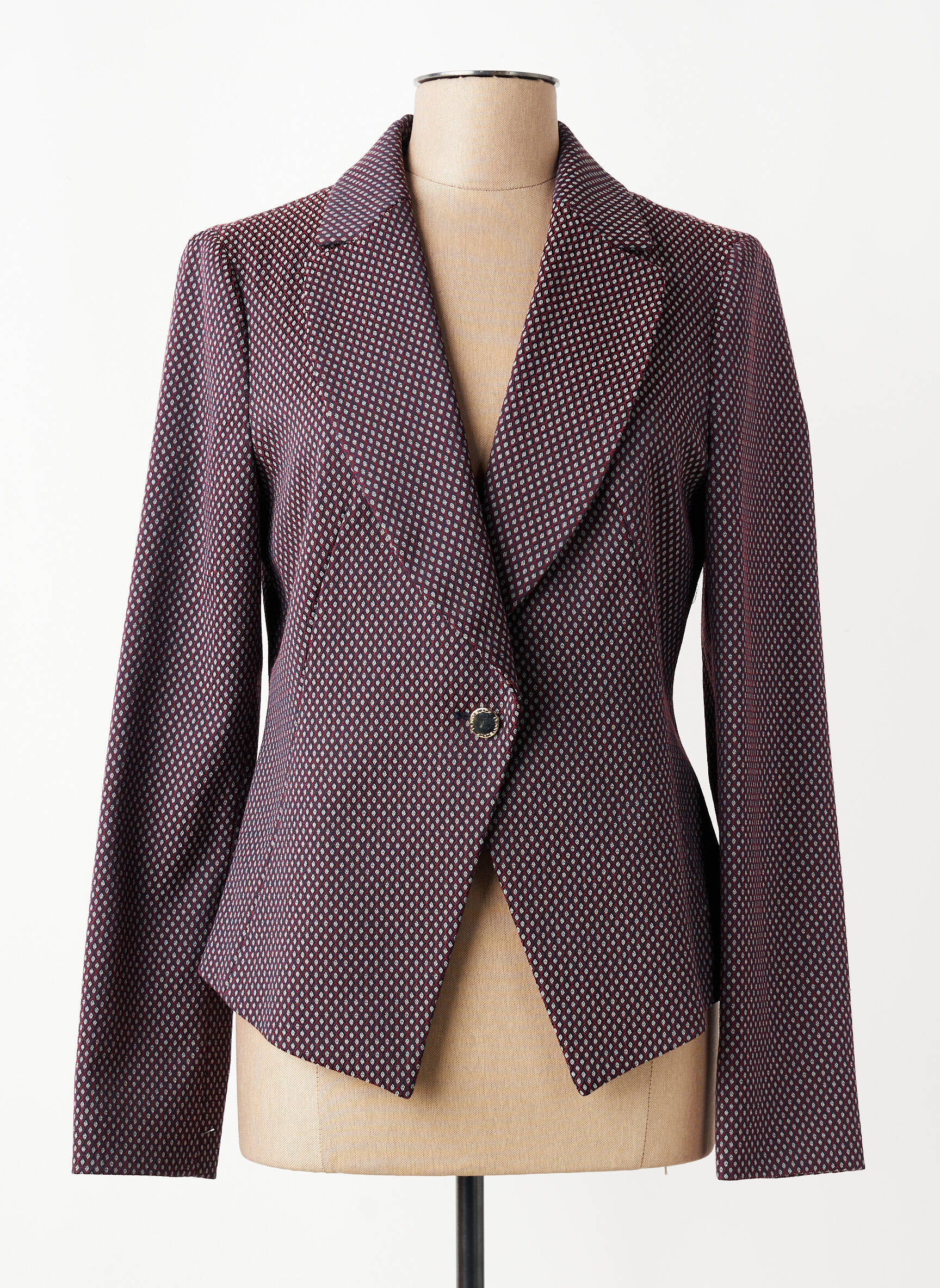 Blazer coupe cintrée rouge PENNYBLACK femme