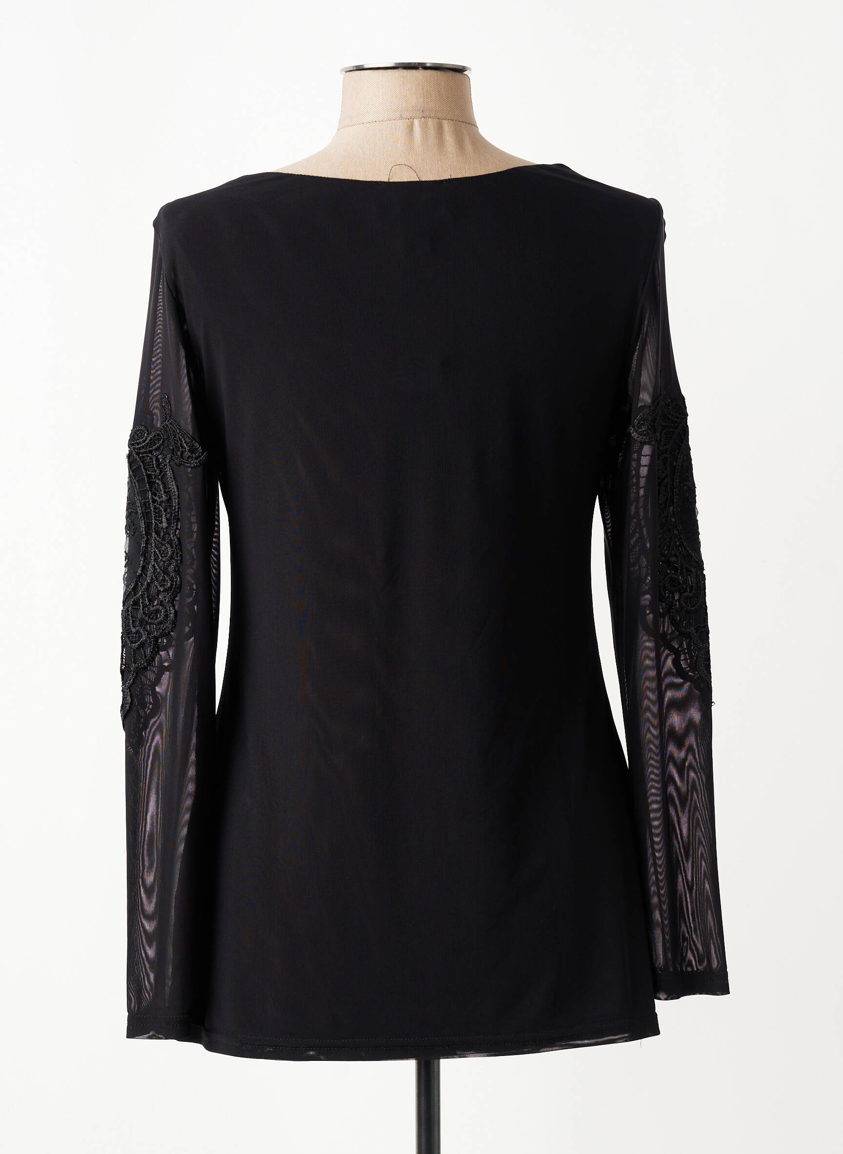 Top manches longues manches longues noir JOSEPH RIBKOFF femme