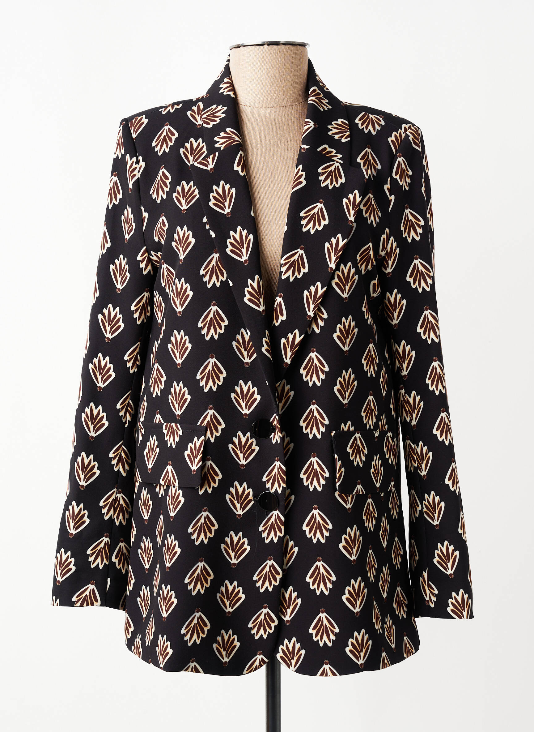 Blazer poches noir LA FEE MARABOUTEE femme