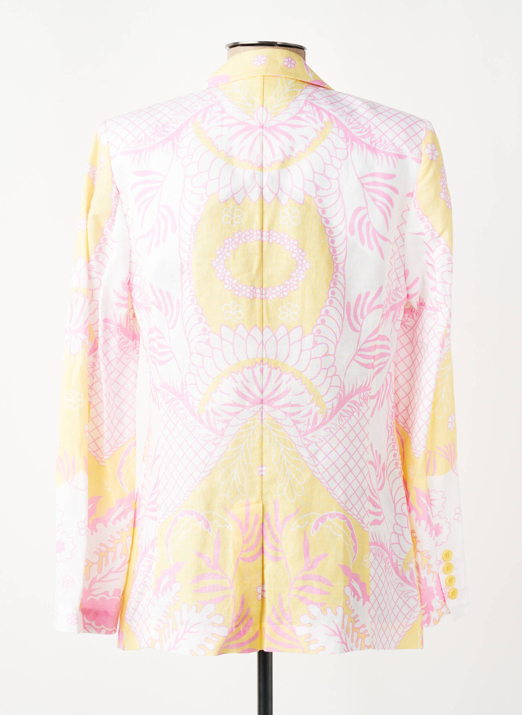 Blazer poches jaune HERZEN'S ANGELEGENHEIT femme