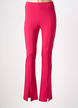 Pantalon flare stretch taille normale rose FRANK LYMAN femme