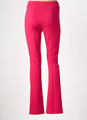 Pantalon flare stretch taille normale rose FRANK LYMAN femme