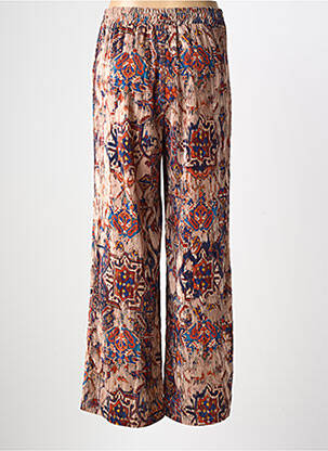 Pantalon large taille normale taille normale beige LA FEE MARABOUTEE femme