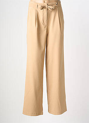 Pantalon large tissage popeline taille normale beige BETTY BARCLAY femme