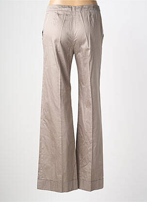 Pantalon droit tissage popeline taille normale gris PENNYBLACK femme