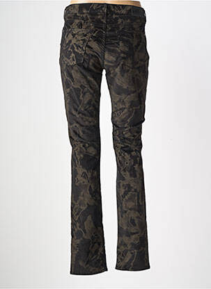 Pantalon slim stretch taille normale noir RENHSEN femme