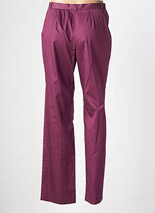 Pantalon droit tissage popeline taille normale violet GERARD DAREL femme