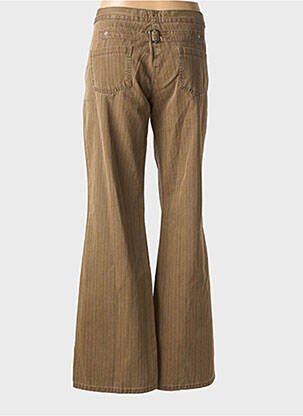 Pantalon flare stretch taille normale vert LA FEE MARABOUTEE femme