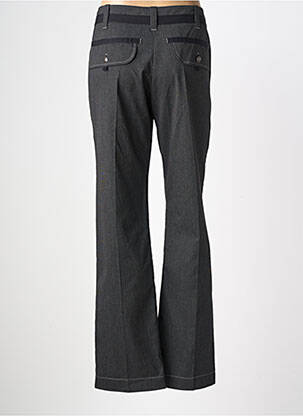 Pantalon droit stretch taille normale noir GARELLA femme