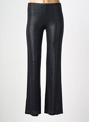 Pantalon droit stretch taille normale noir NATHALIE CHAIZE femme