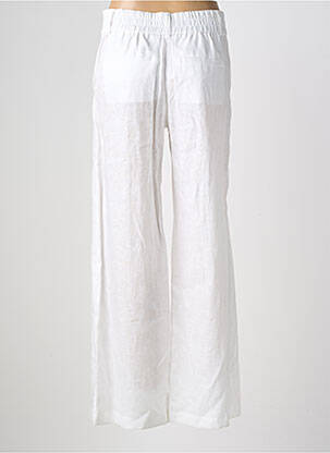 Pantalon large fermeture zippée sous rabat boutonné taille normale blanc PENNYBLACK femme