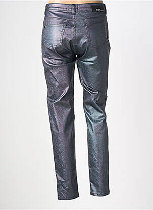 Pantalon slim stretch taille normale bleu EVA KAYAN femme