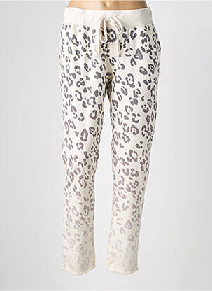 Jogging poches taille normale blanc JUVIA femme