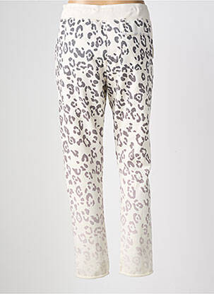 Jogging poches taille normale blanc JUVIA femme