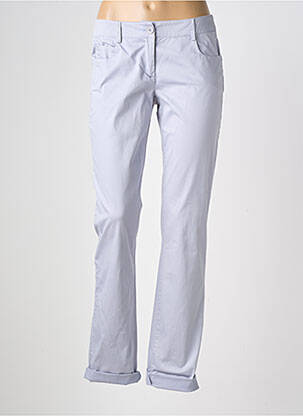 Pantalon droit stretch taille normale bleu PENNYBLACK femme