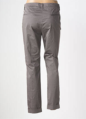 Pantalon chino stretch taille normale gris MANILA GRACE femme