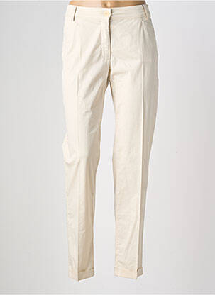 Pantalon chino stretch taille normale beige RAFFAELLO ROSSI femme
