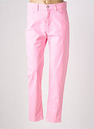 Jeans coupe droite stretch taille normale rose MARC CAIN femme