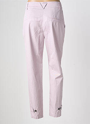 Pantalon chino stretch taille normale violet MARC CAIN femme