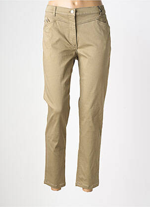 Pantalon droit stretch taille normale vert BETTY BARCLAY femme