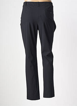 Pantalon slim tissage popeline taille normale noir INDIES femme
