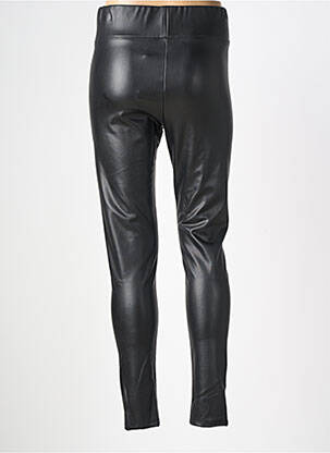 Legging tissage simili-cuir taille normale noir FRANK LYMAN femme