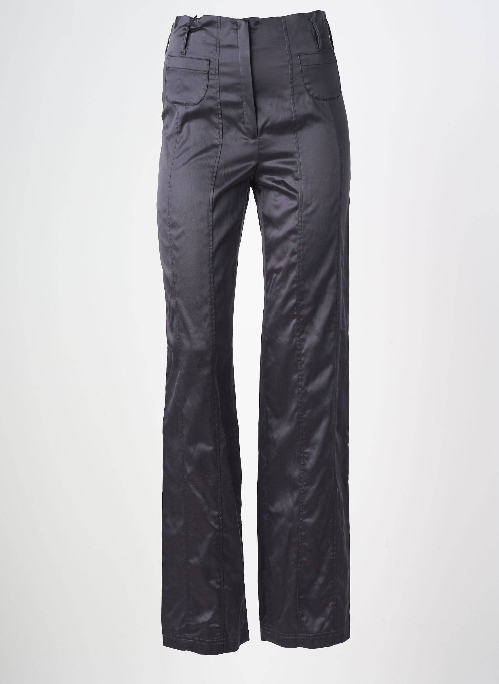 Pantalon droit coupe droite noir JC TRIGON femme