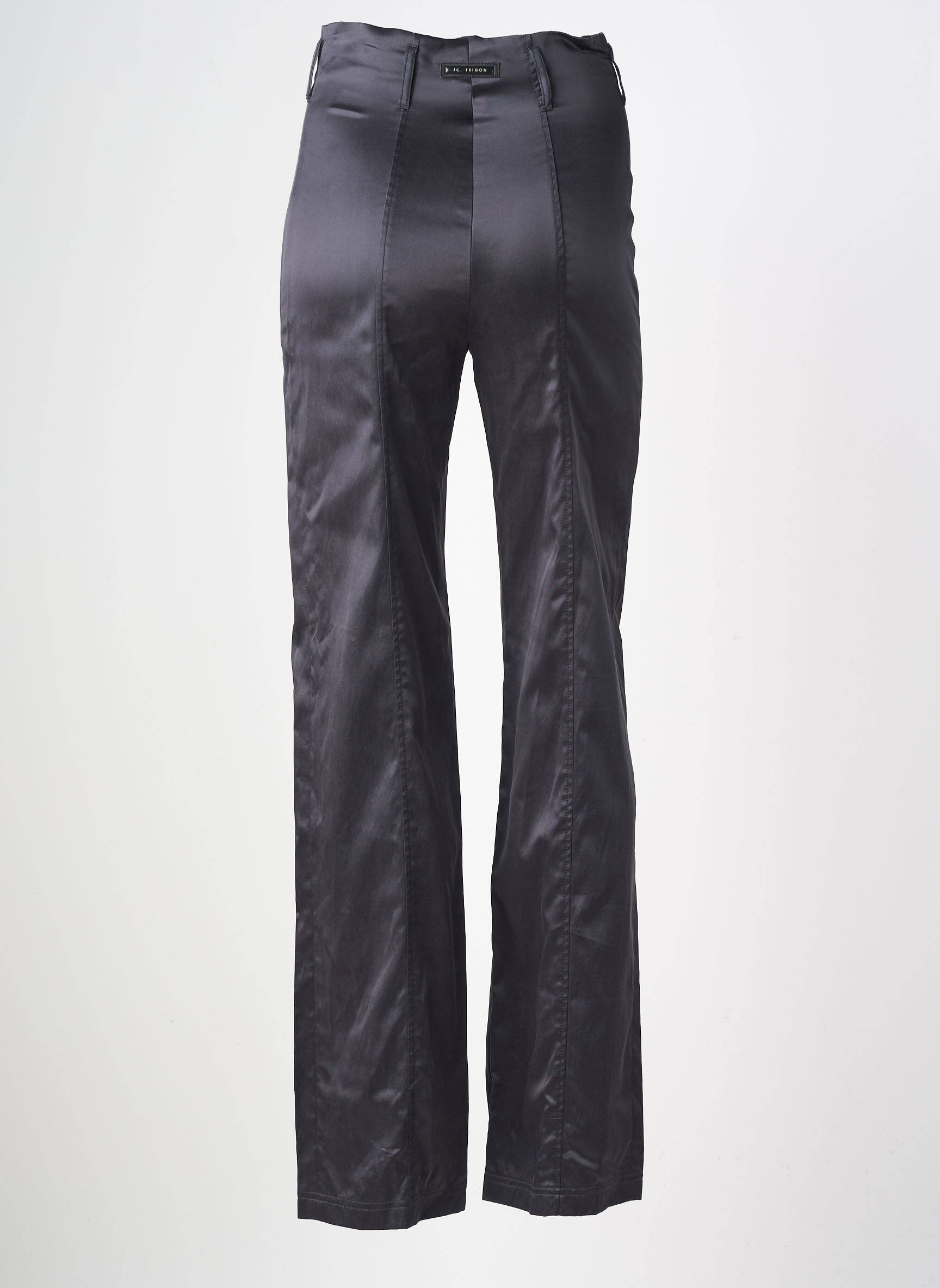 Pantalon droit coupe droite noir JC TRIGON femme