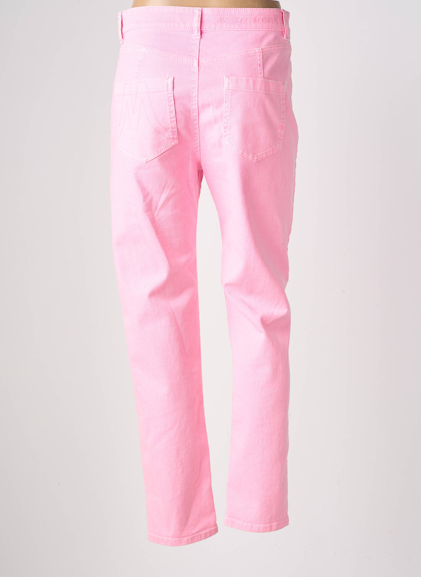 Jeans coupe droite stretch taille normale rose MARC CAIN femme