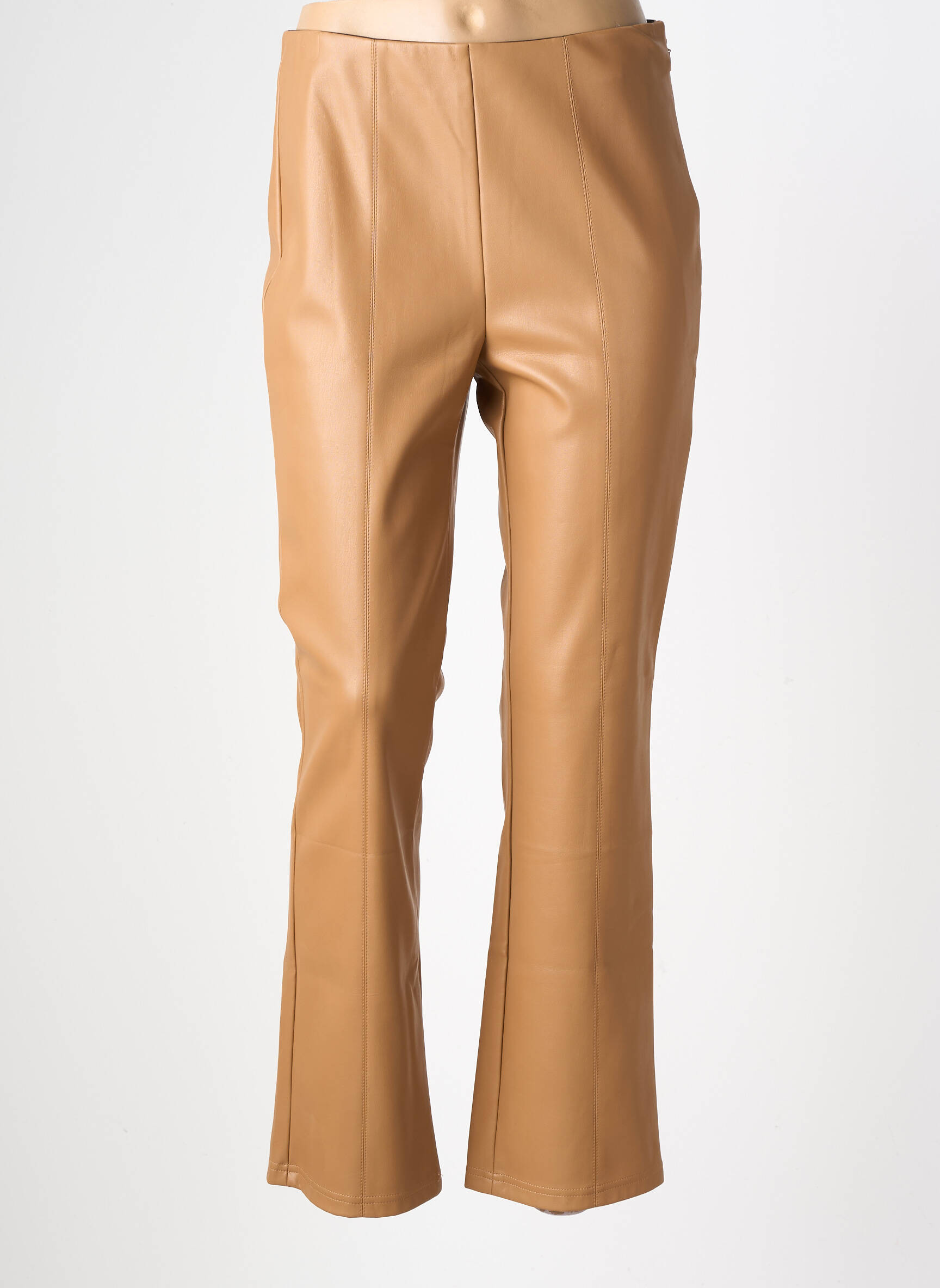 Pantalon droit taille élastique taille normale marron BETTY BARCLAY femme