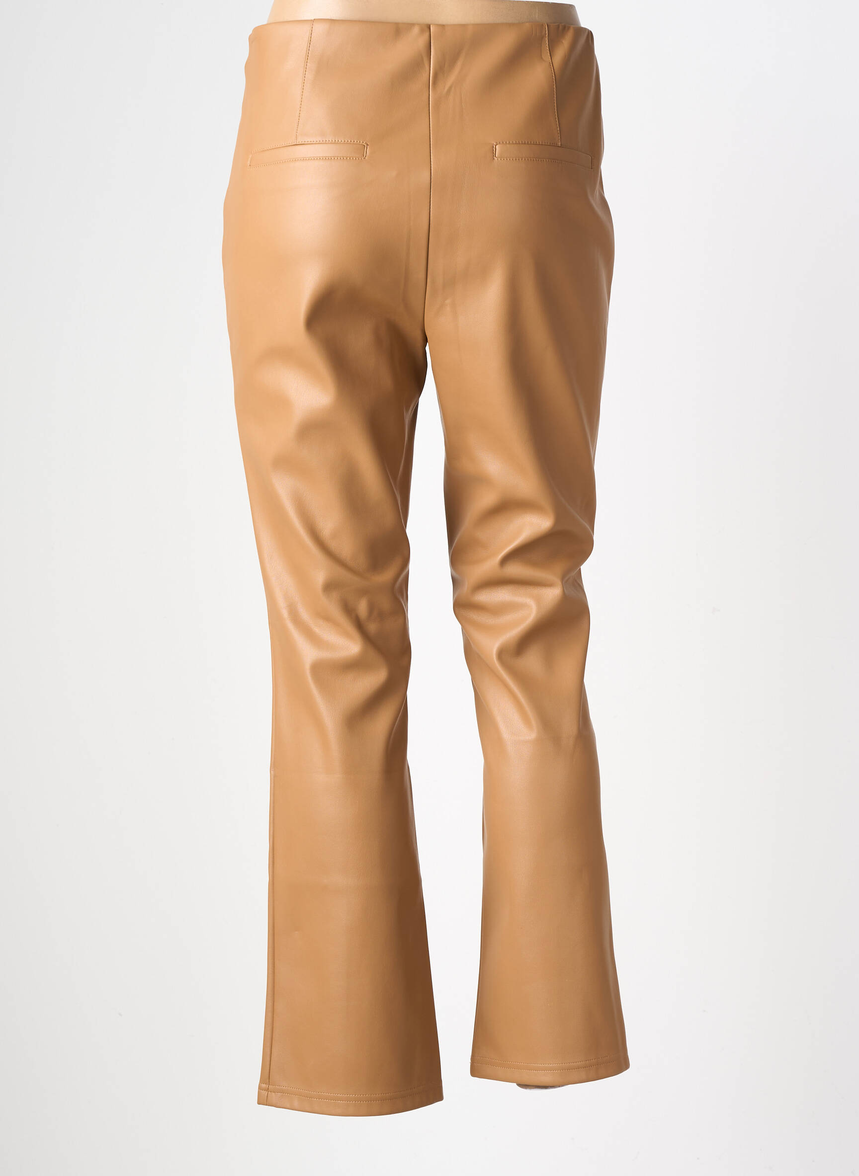 Pantalon droit taille élastique taille normale marron BETTY BARCLAY femme