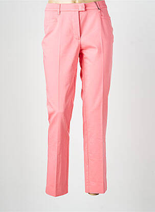 Pantalon chino tissage popeline taille normale rose BETTY BARCLAY femme