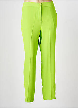 Pantalon slim taille élastique taille normale vert TINTA STYLE femme