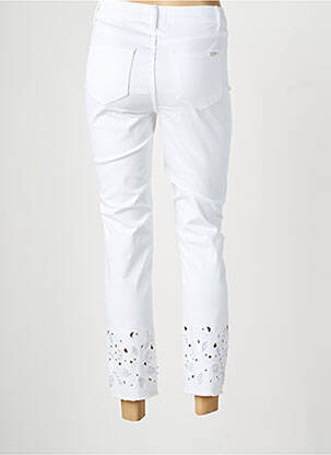 Jeans coupe slim taille normale taille normale blanc FRANK LYMAN femme