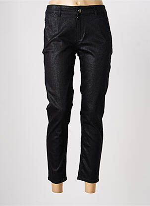 Pantalon 7/8 stretch taille normale noir EVA KAYAN femme