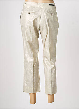 Pantalon 7/8 taille à pinces taille normale beige LOLA femme