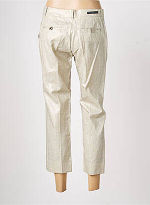 Pantalon 7/8 taille à pinces taille normale beige LOLA femme