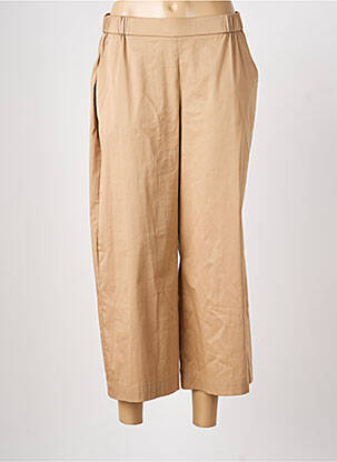 Pantacourt coupe droite taille normale beige RAFFAELLO ROSSI femme