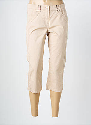 Pantacourt tissage popeline taille normale beige BETTY BARCLAY femme