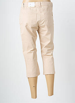 Pantacourt tissage popeline taille normale beige BETTY BARCLAY femme