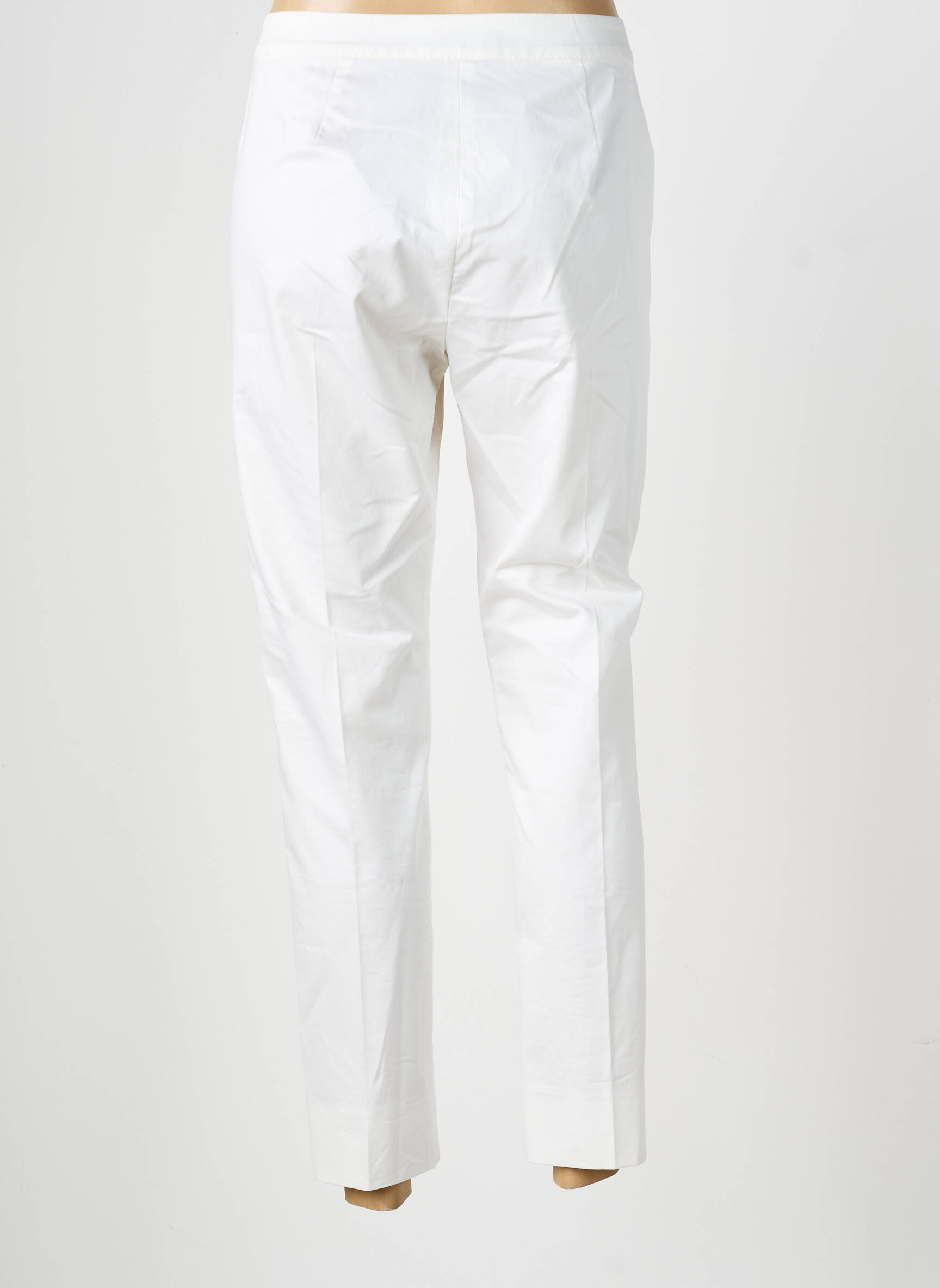 Pantalon 7/8 taille à pinces taille normale blanc PENNYBLACK femme