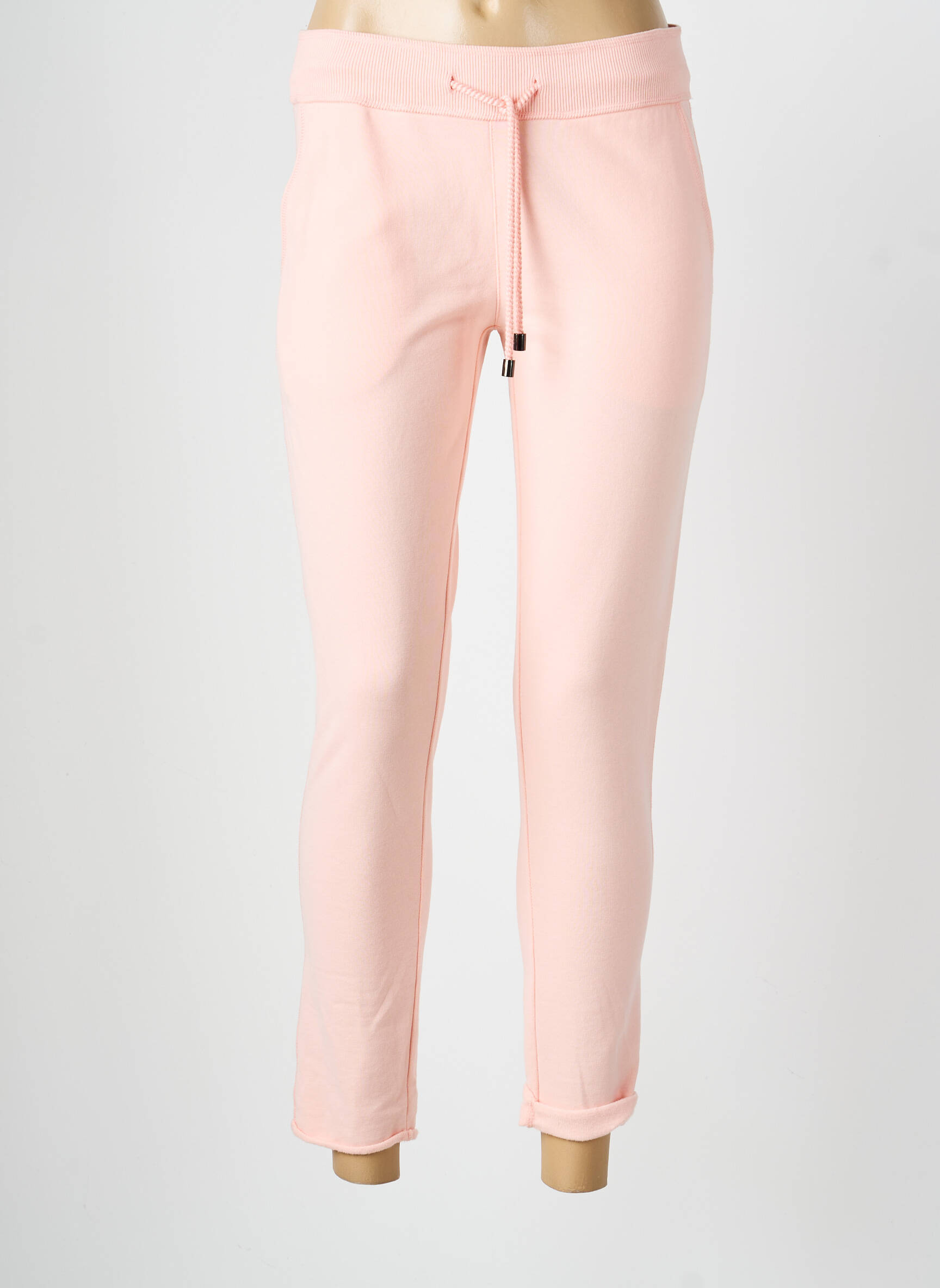 Jogging slim taille normale rose JUVIA femme