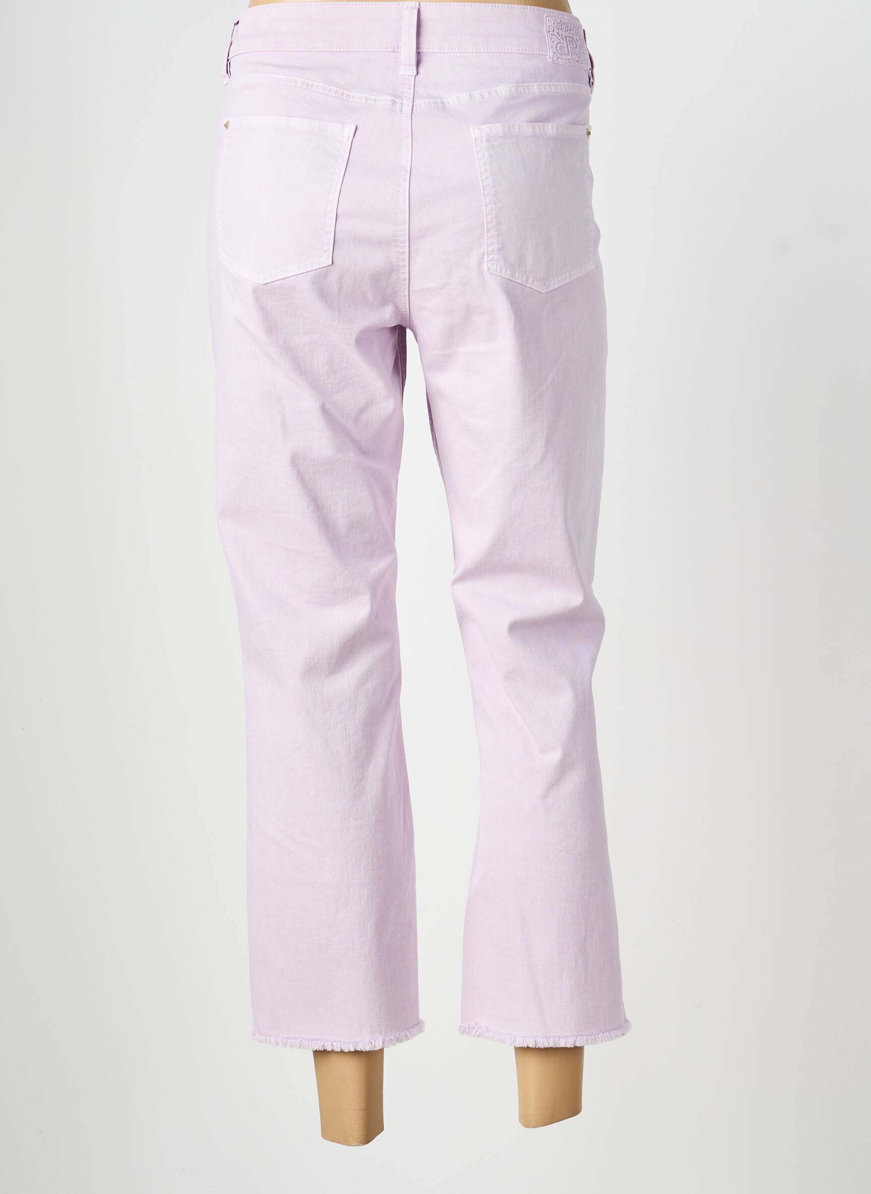 Jeans coupe droite stretch taille normale violet RAFFAELLO ROSSI femme