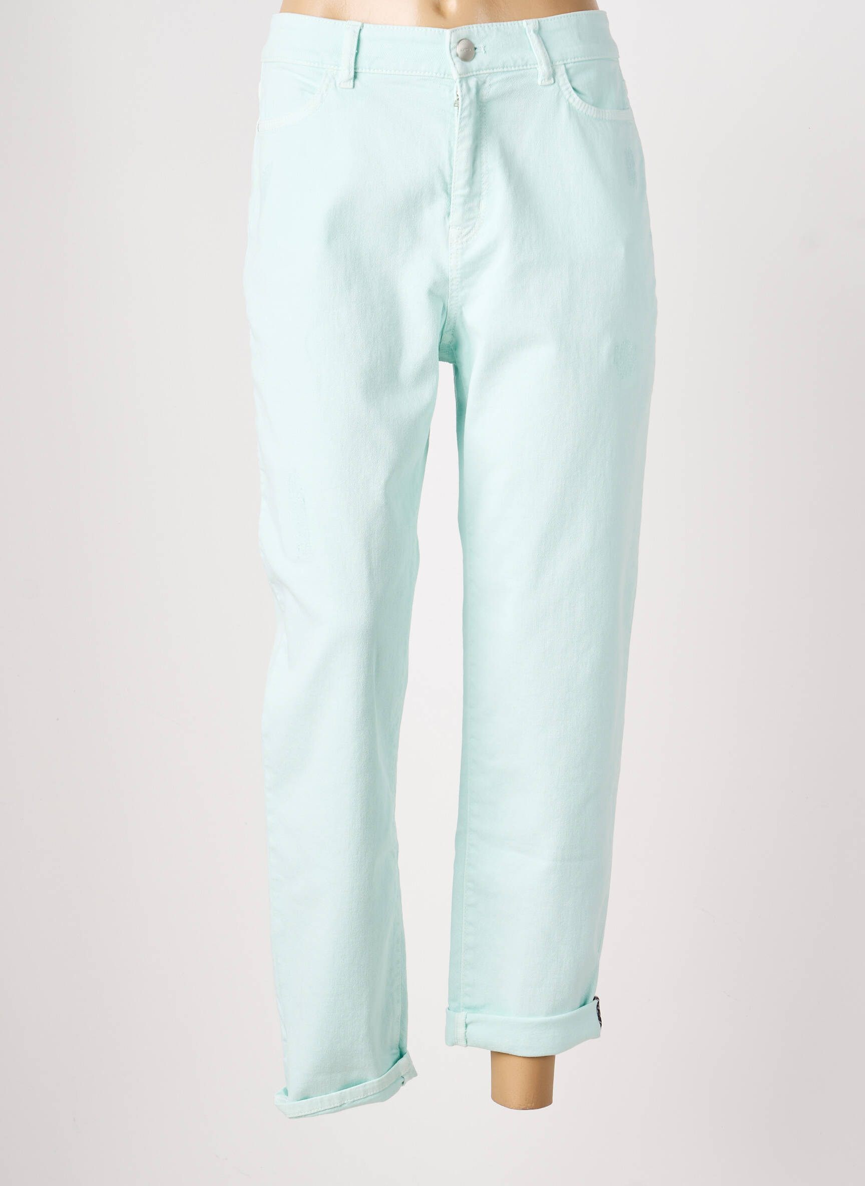 Jeans coupe droite stretch taille normale bleu MARC CAIN femme